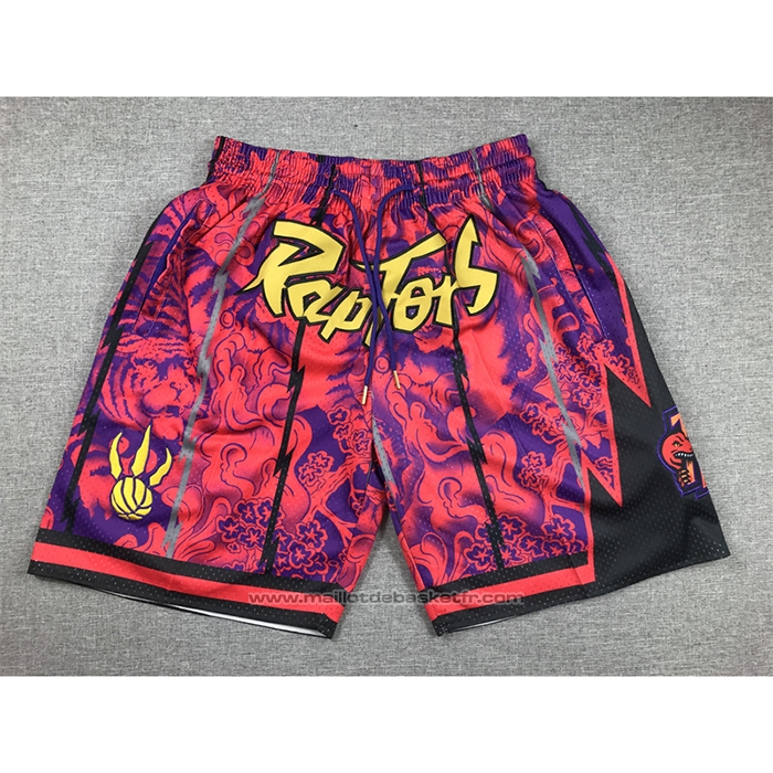 Short Toronto Raptors Special Year of The Tiger Rouge